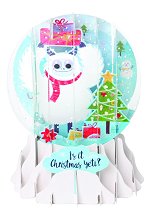 Presents Yeti?<br>2017 Pop-Up Snow Globe Card